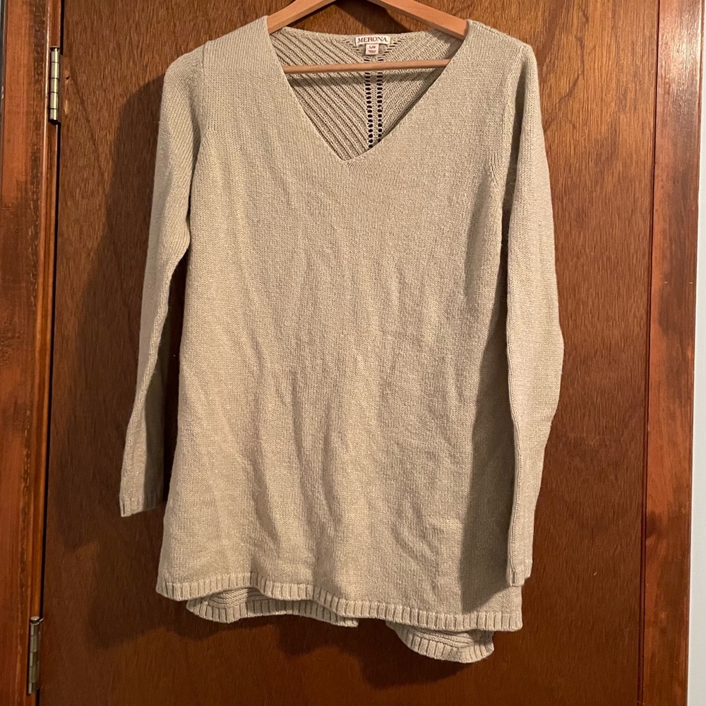 Beige Sweater by Merona